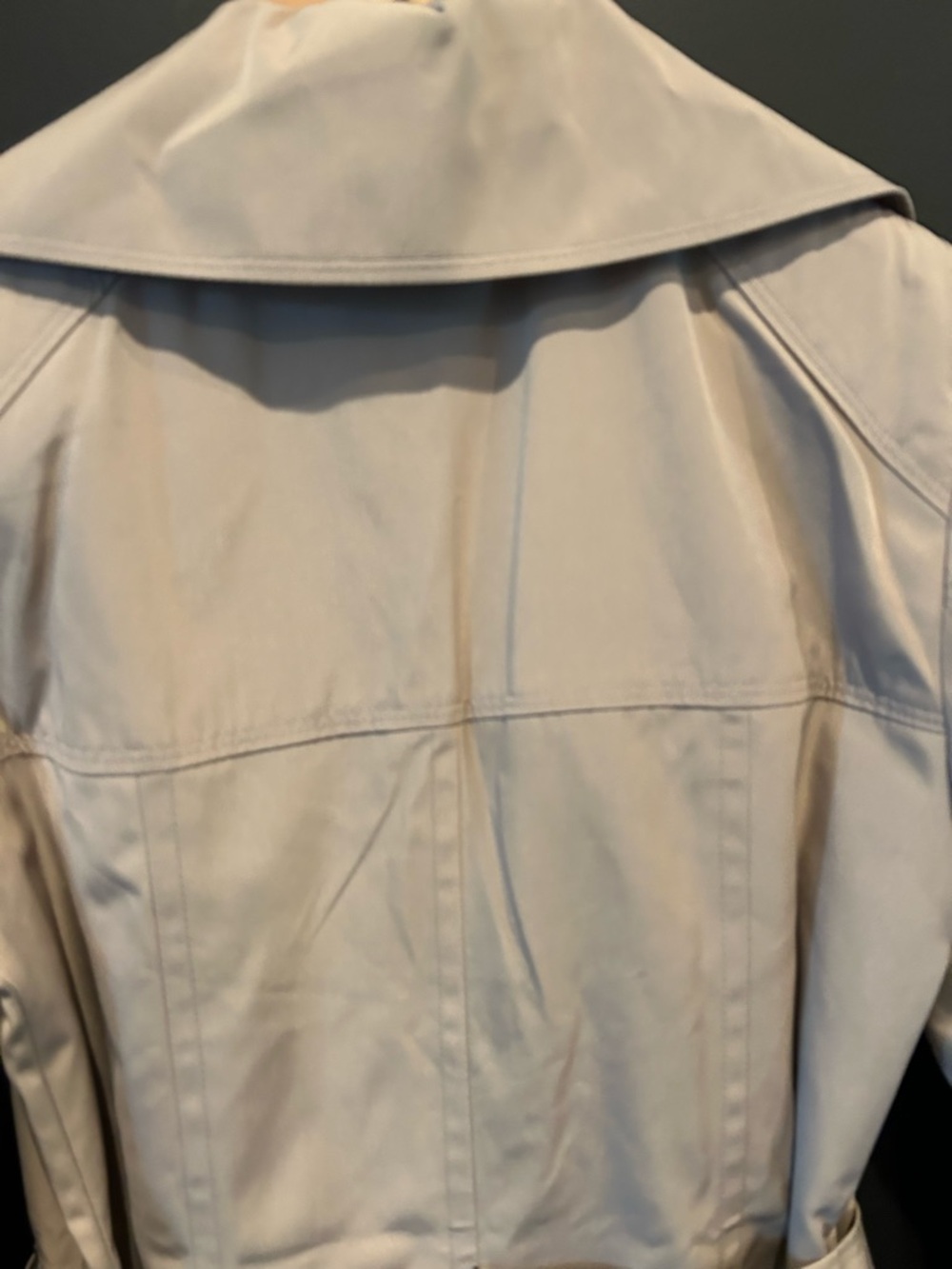 London Fog Classic Beige Trench with Belted Waist - Picture 7 of 12